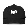 Lyft White Logo Black Dad Baseball Cap Hat