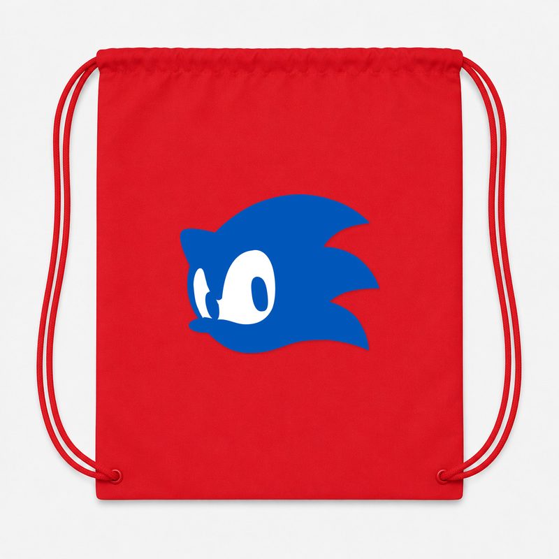 Sonic Drawstring Bag - Red