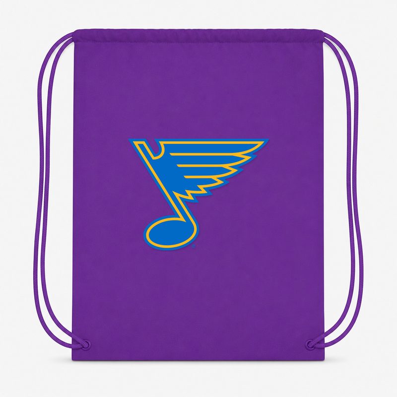 St. Louis Blues Drawstring Bag - Purple
