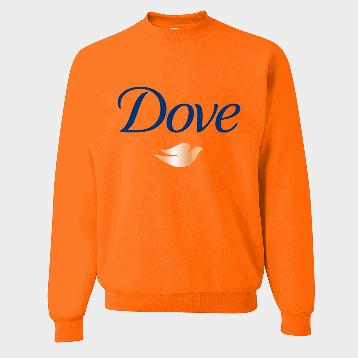 Men's Dove Crewneck Sweatshirt - Orange