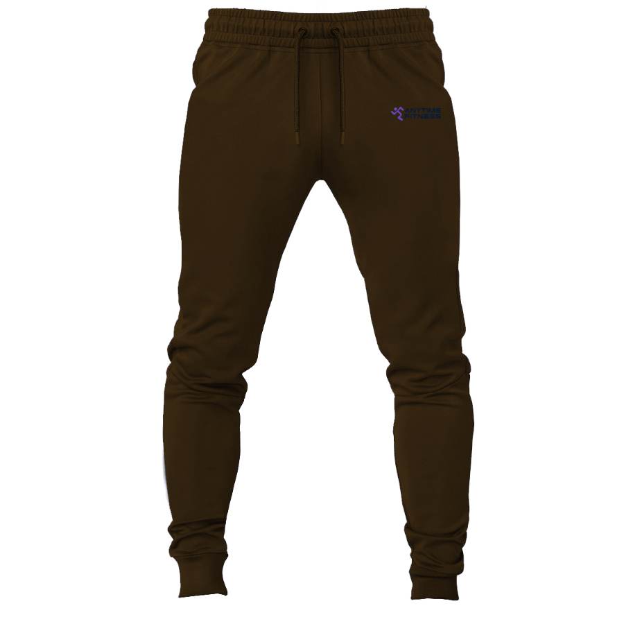 Anytime Fitness joggers sweatpants - Brown
