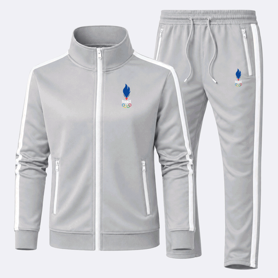 France 2024 white tracksuit in Gray