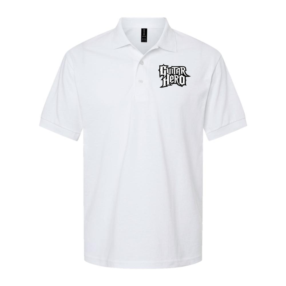 Men's Guitar Hero Dry Blend Polo - White