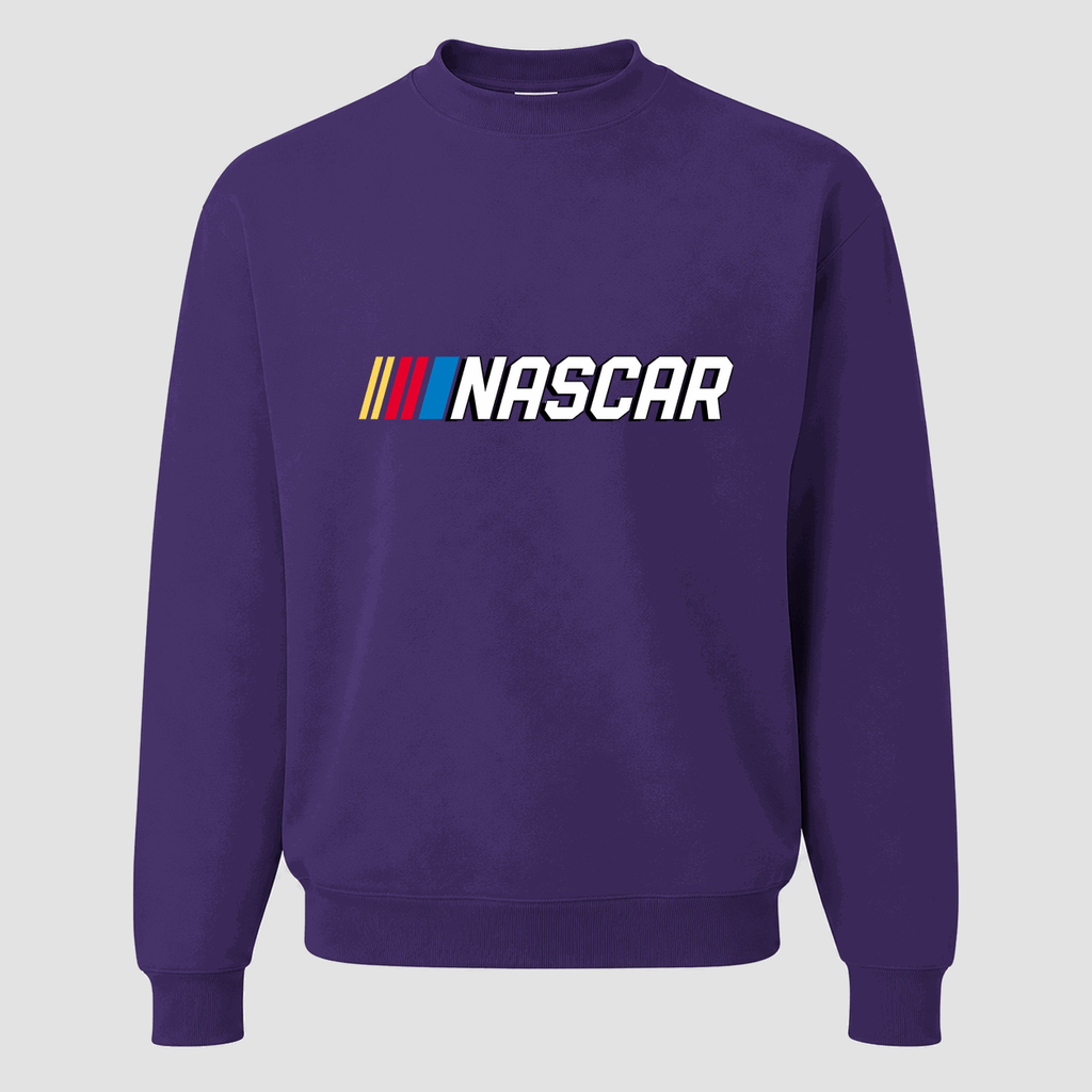 Men's NASCAR Logo Crewneck Sweatshirt - Purple