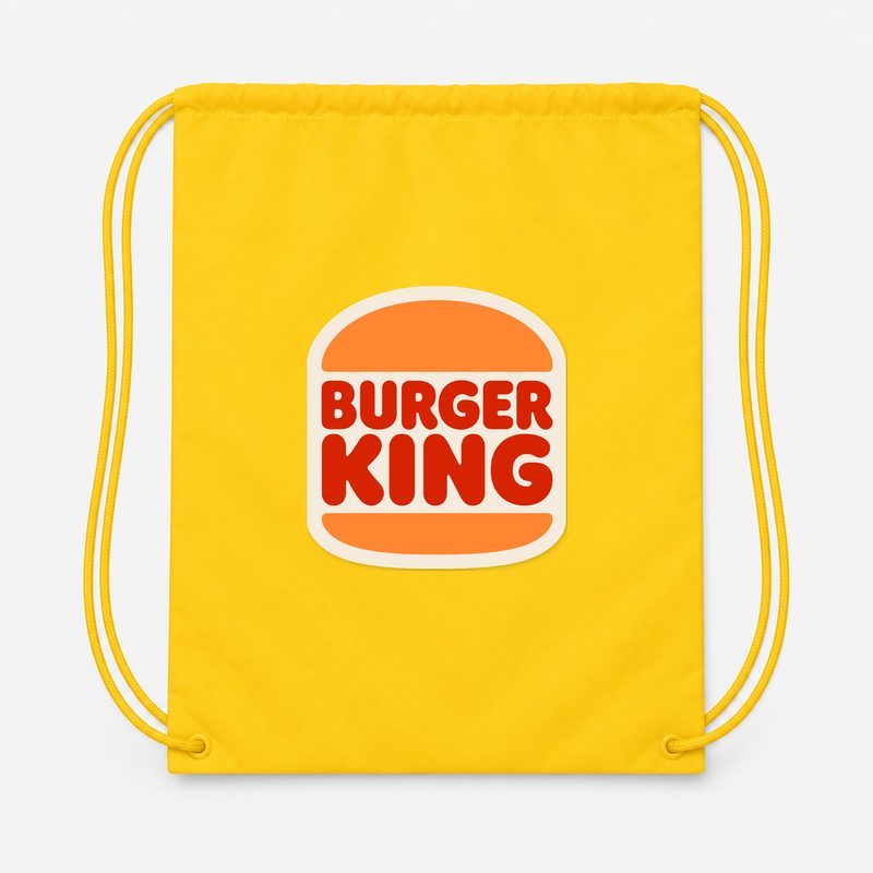 Burger King Drawstring Bag - Yellow