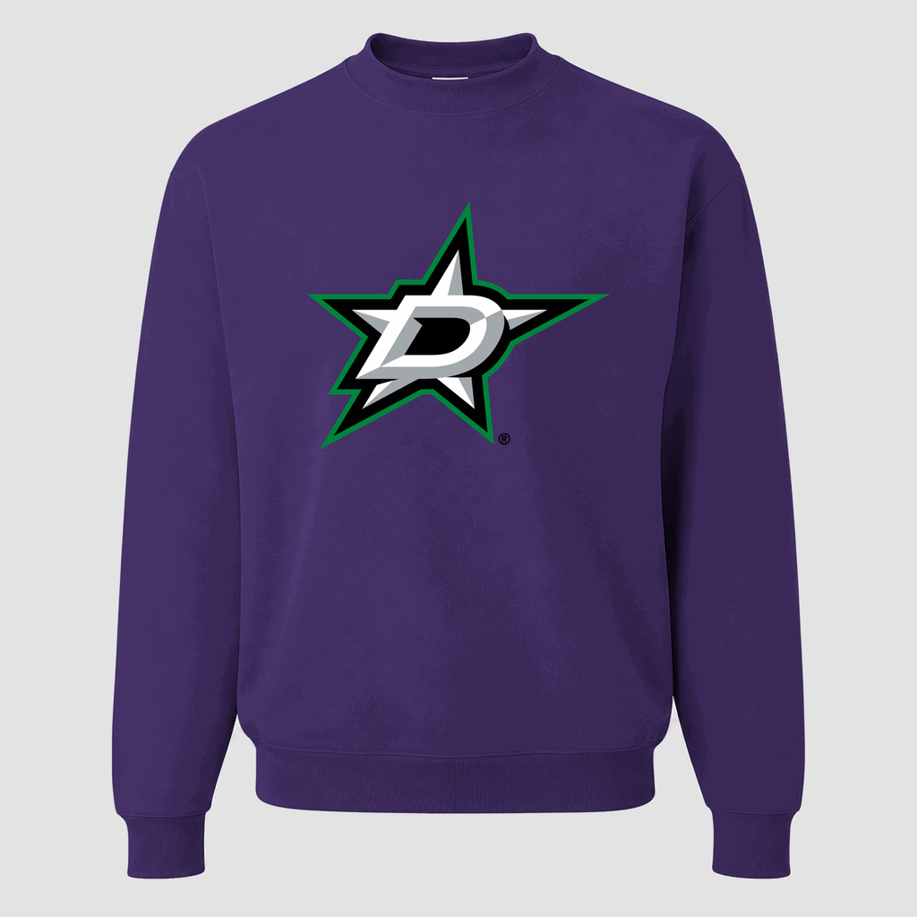 Men's Dallas Stars Crewneck Sweatshirt - Purple