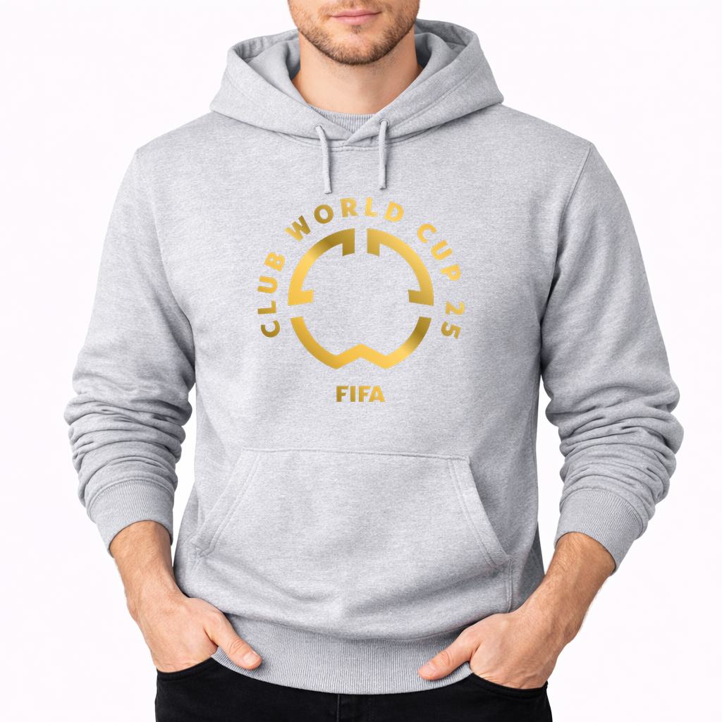 Men's Club World Cup 2025 Pullover Hoodie - Gray