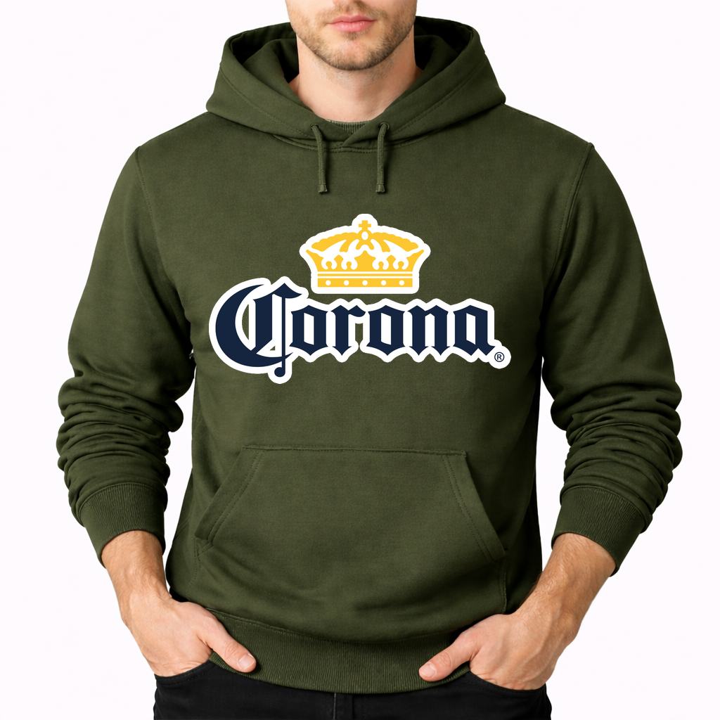 Men's Corona Pullover Hoodie - Army Green