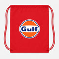 Gulf Oil Drawstring Bag - Red