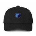 Memphis Grizzlies NBA Logo Black Dad Baseball Cap Hat
