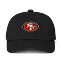 San Francisco 49ers NFL Logo Black Dad Baseball Cap Hat