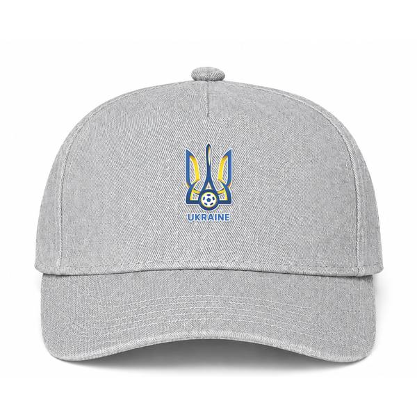 Ukraine National Football Team Gray Dad Baseball Cap Hat
