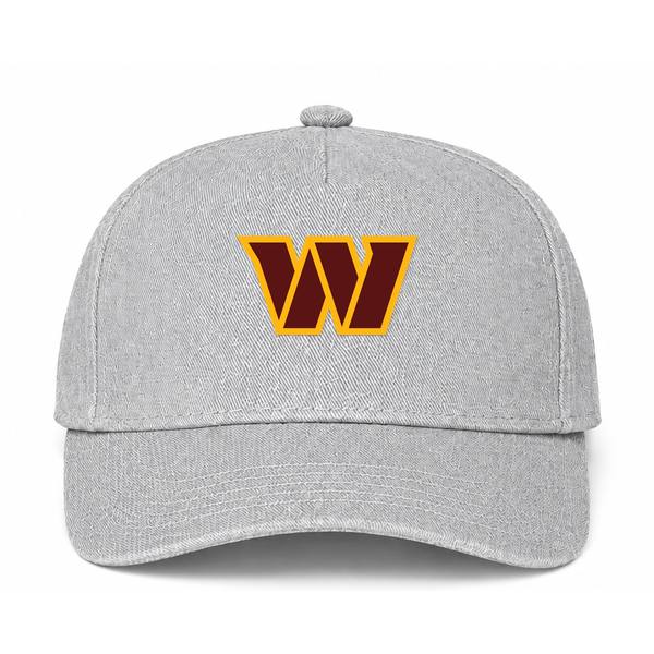 Washington Commanders NFL Logo Gray Dad Baseball Cap Hat