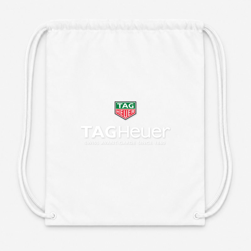 TAG Heuer White Drawstring Bag - White