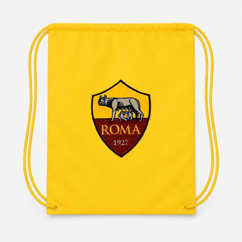 AS Roma FC Drawstring Bag - Yellow