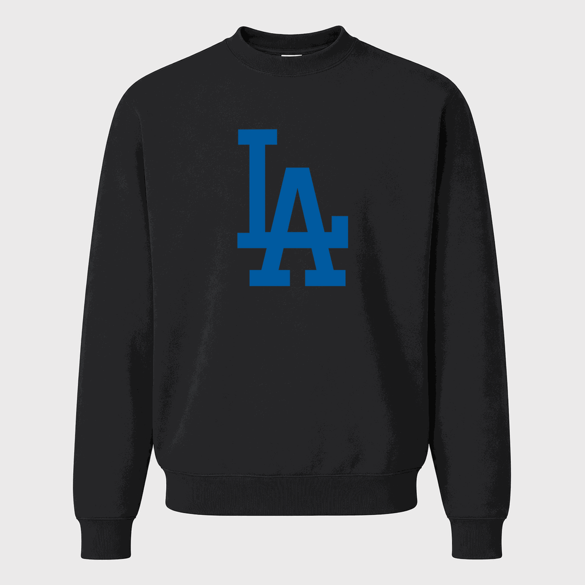 Men's Los Angeles Dodgers Crewneck Sweatshirt - Black