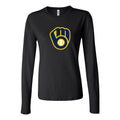 Women's Milwaukee Brewers Long Sleeve T-Shirt - Black