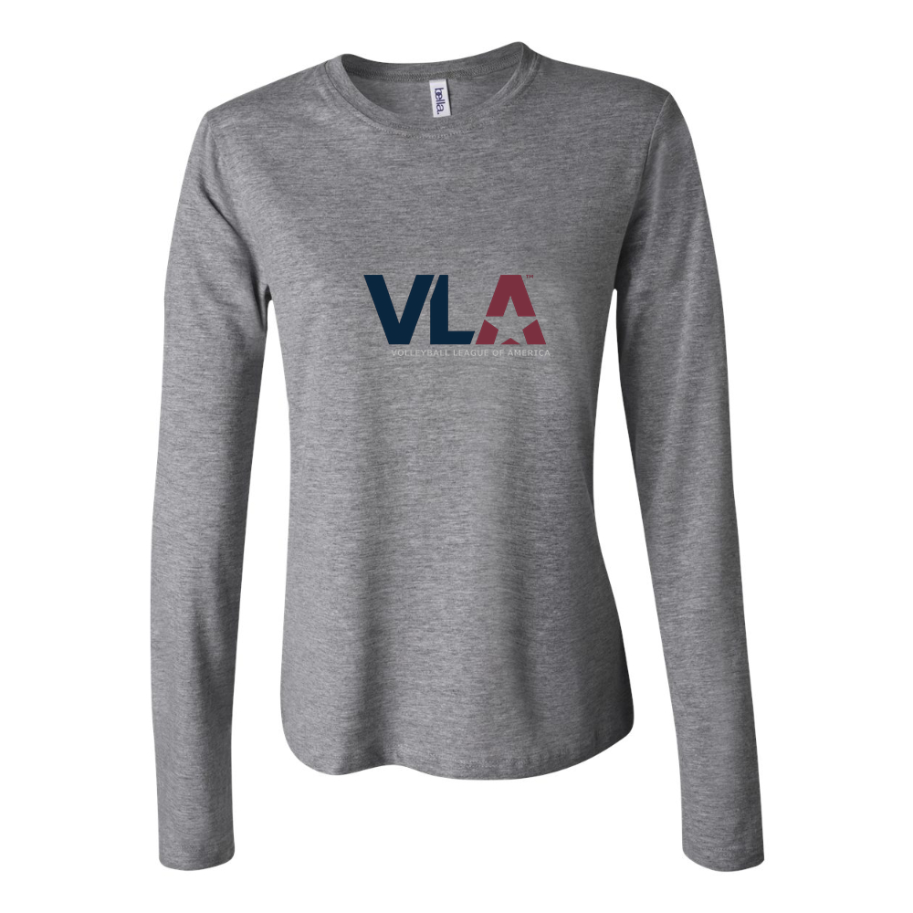 Women's American Volleyball League Long Sleeve T-Shirt - Gray