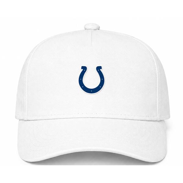 Indianapolis Colts NFL Logo White Dad Baseball Cap Hat