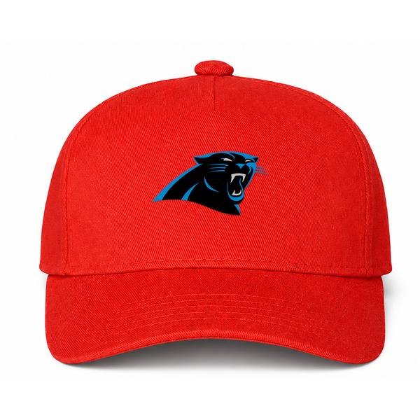 Carolina Panthers NFL Logo Red Dad Baseball Cap Hat