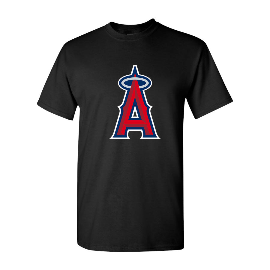 Men's Los Angeles Angels Cotton T-Shirt - Black