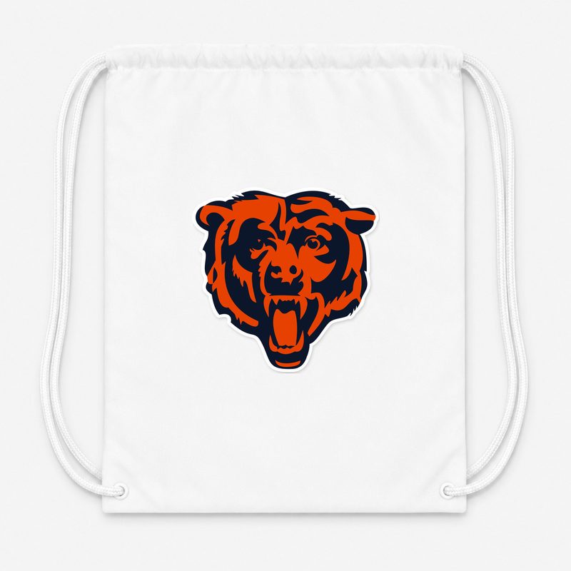 Chicago Bears Drawstring Bag - White