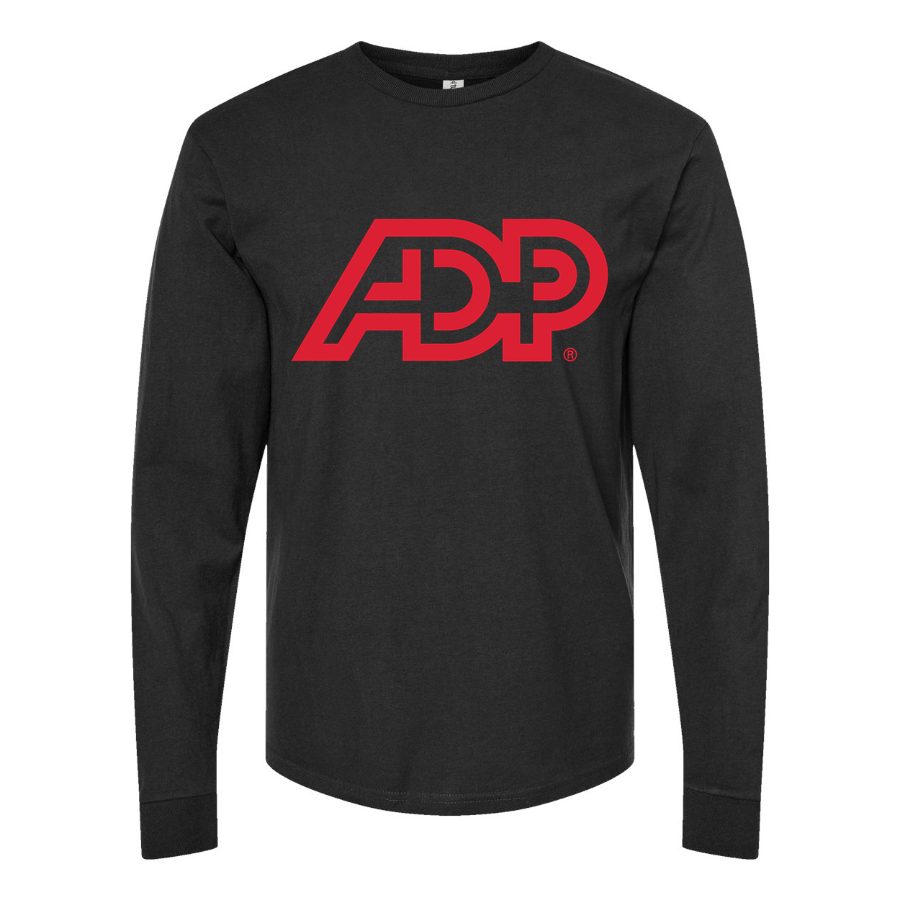 Men's ADP-logo-1536x1045 Long sleeves Cotton Blend T-Shirt - Black