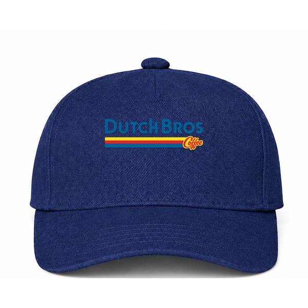 Dutch Bros Coffee Logo Navy Dad Baseball Cap Hat