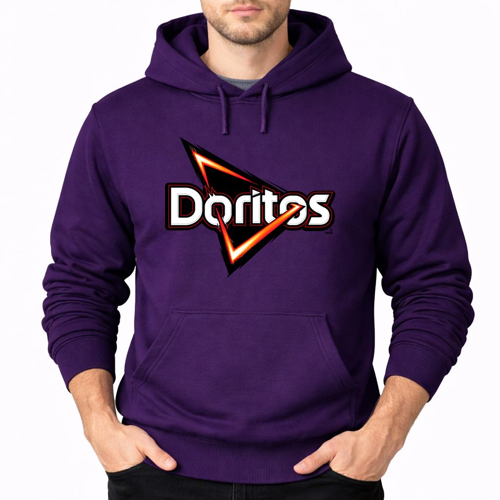 Men's Doritos Food Pullover Hoodie - Purple