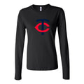 Women's Minnesota Twins Long Sleeve T-Shirt - Black
