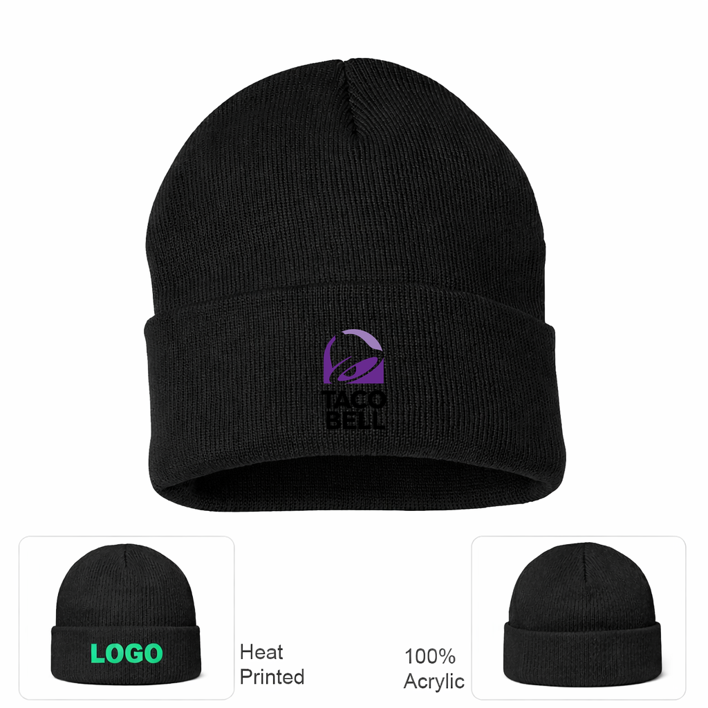 Taco Bell Beanie Hat - Black