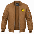 Men's Western Michigan Broncos Logo Lightweight Bomber Jacket - Brown