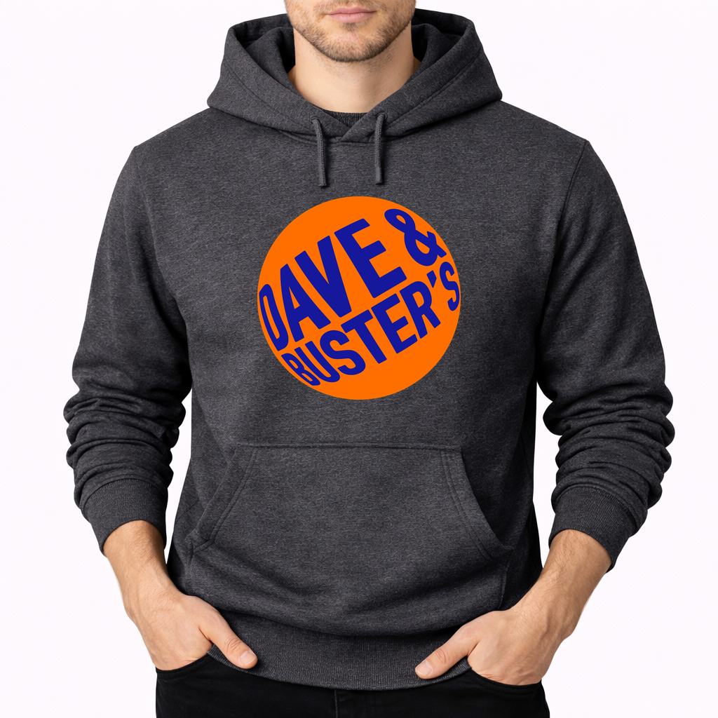 Men's Dave Buster S Pullover Hoodie - Charcoal