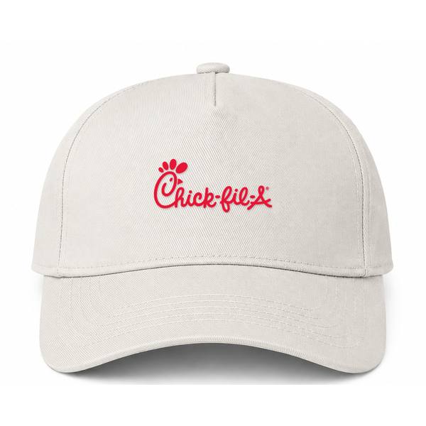 Chick-fil-A Logo Beige Dad Baseball Cap Hat