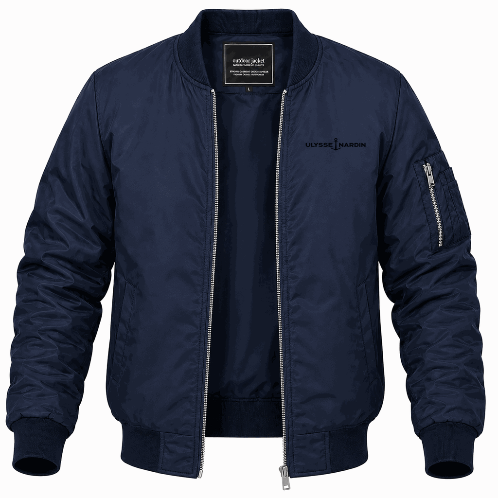 Men's Ulysse Nardin Lightweight Bomber Jacket - Navy