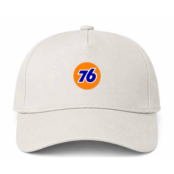 76 Logo Beige Dad Baseball Cap Hat