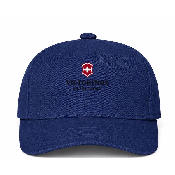 Victorinox Swiss Army Logo Navy Dad Baseball Cap Hat