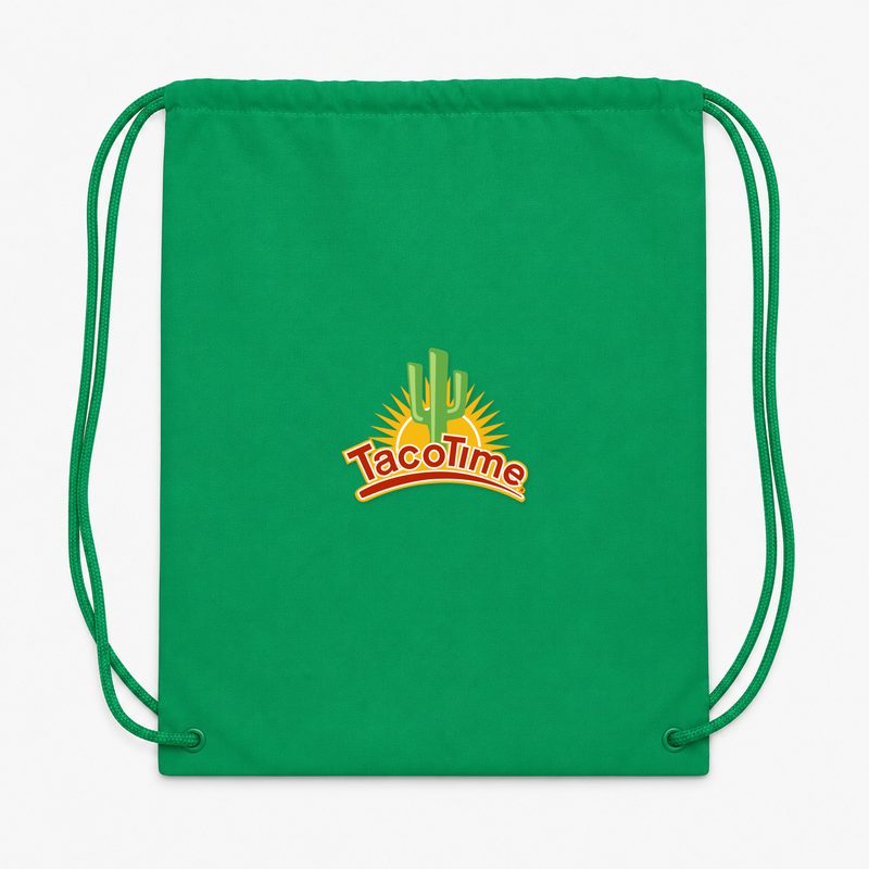 TacoTime Drawstring Bag - Green