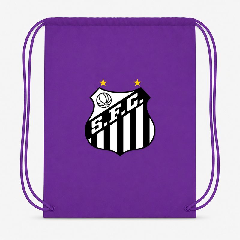 Santos FC Drawstring Bag - Purple