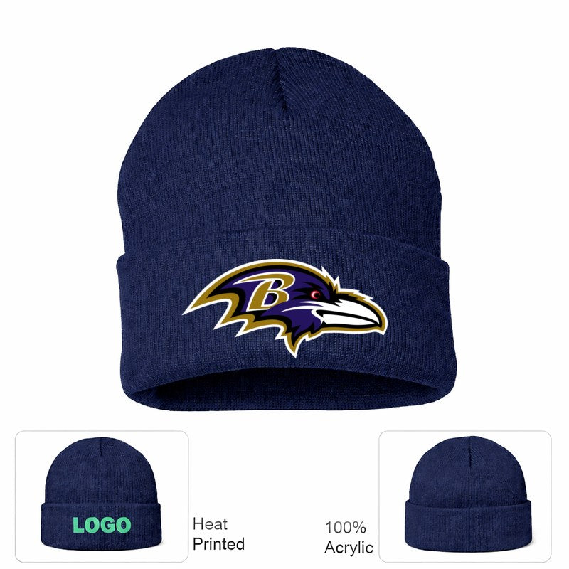 Baltimore Ravens Navy Beanie Hat
