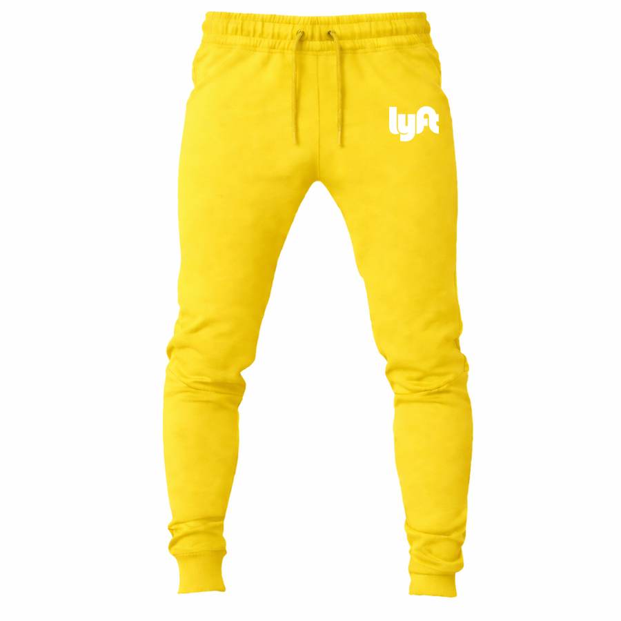 Lyft White joggers sweatpants - Yellow