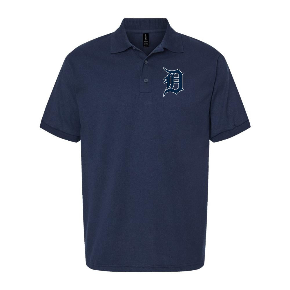 Men's Detroit Tigers Dry Blend Polo - Navy