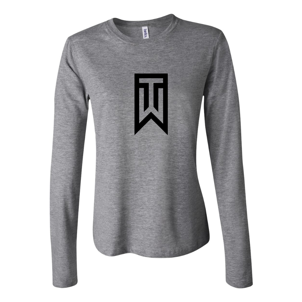Women's Tiger Woods Long Sleeve T-Shirt - Gray