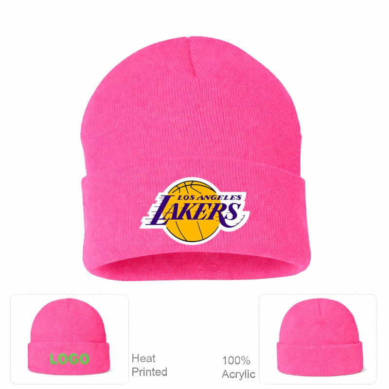 NBA Los Angeles Lakers Beanie Hat - Pink