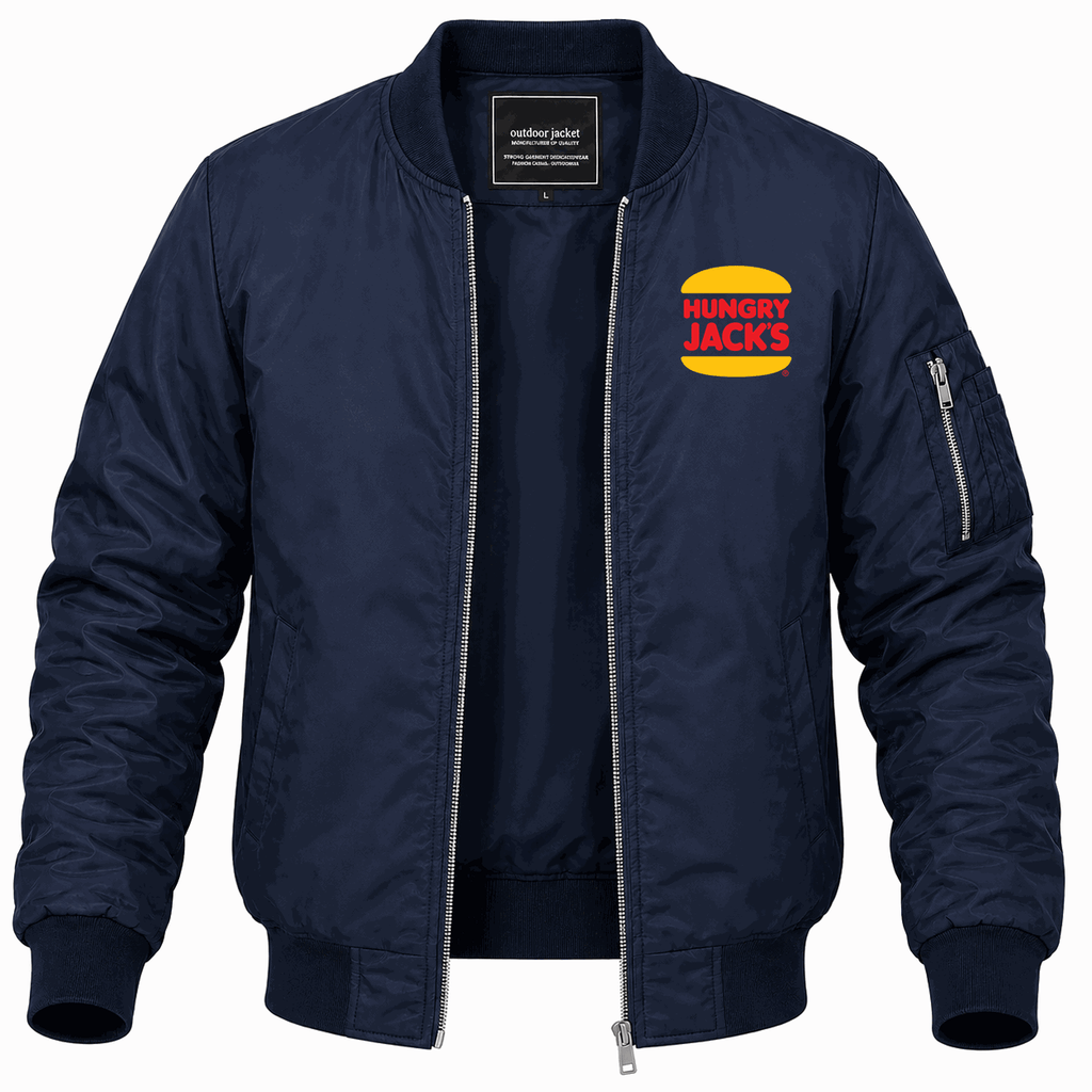 Men's Hungry Jack's Lightweight Bomber Jacket - Navy