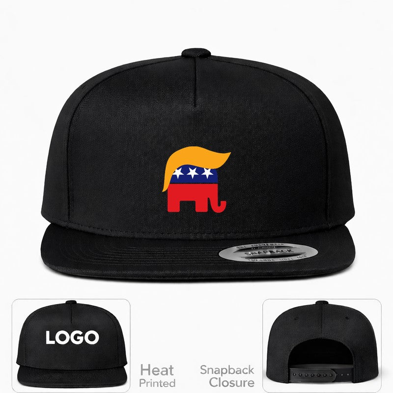 Donald Trump GOP Elephant Snapback Hat