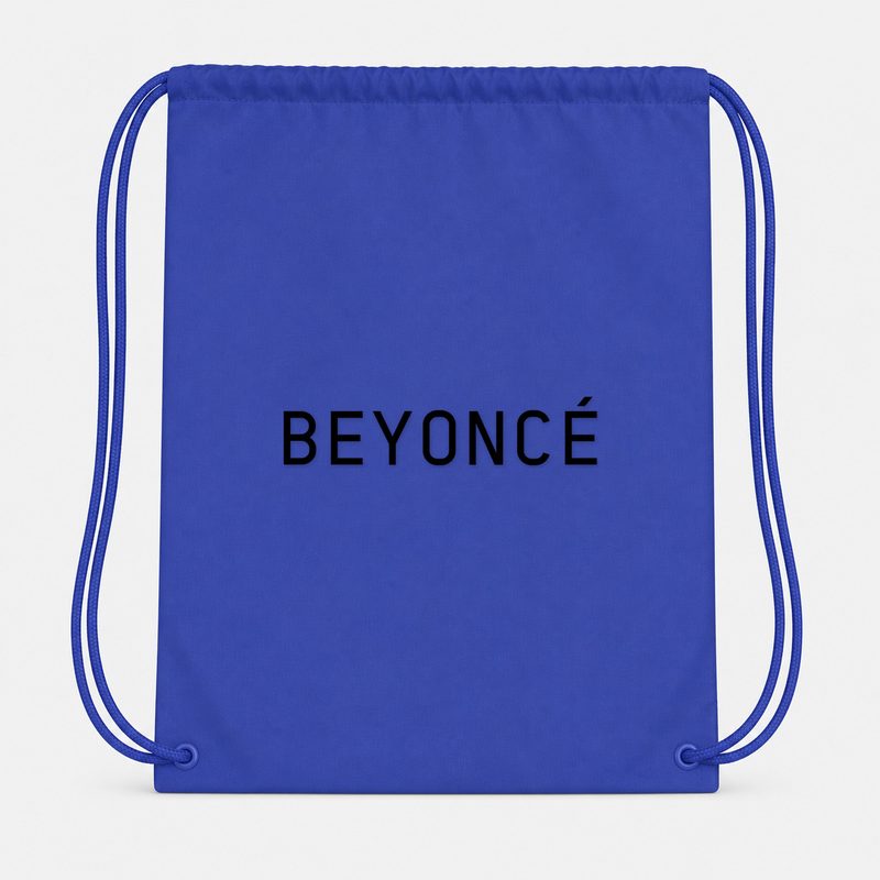 Beyonce Drawstring Bag - Blue