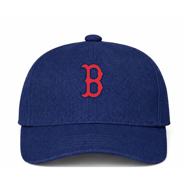 Boston Red Sox MLB Logo Navy Dad Baseball Cap Hat