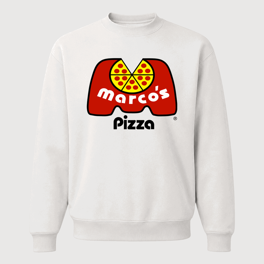 Men's Marco's Pizza Crewneck Sweatshirt - White