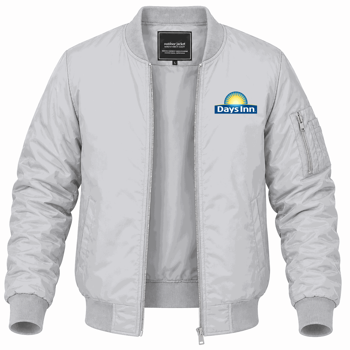 Men's Days Inn Lightweight Bomber Jacket - Gray